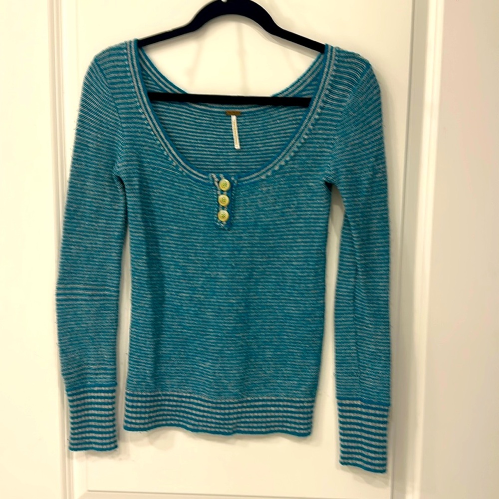Free People scoop neck sweater